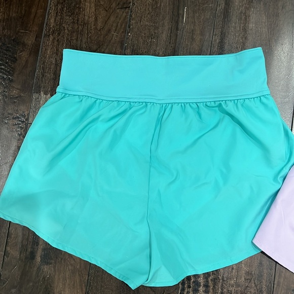 Abercrombie Kids (3 pairs) girls shorts size11/12 (black, lavender and teal) - Picture 9 of 16